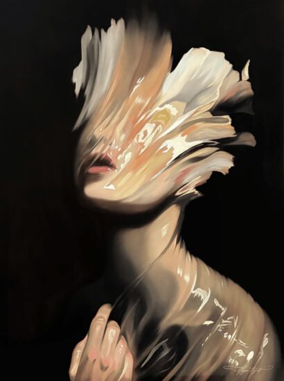 Between Flesh and Dream - a Paint Artowrk by B.MAGNIN-FEYSOT